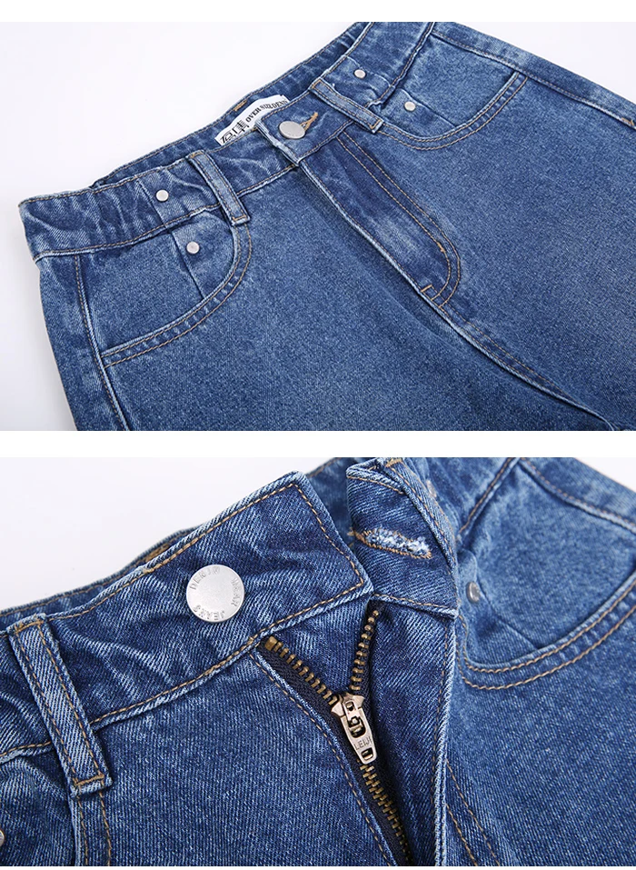 Женские классические джинсы LEIJIJEANS, элегантные свободные неэластичные брюки с высокой посадкой, новая модель 9101 большого размера