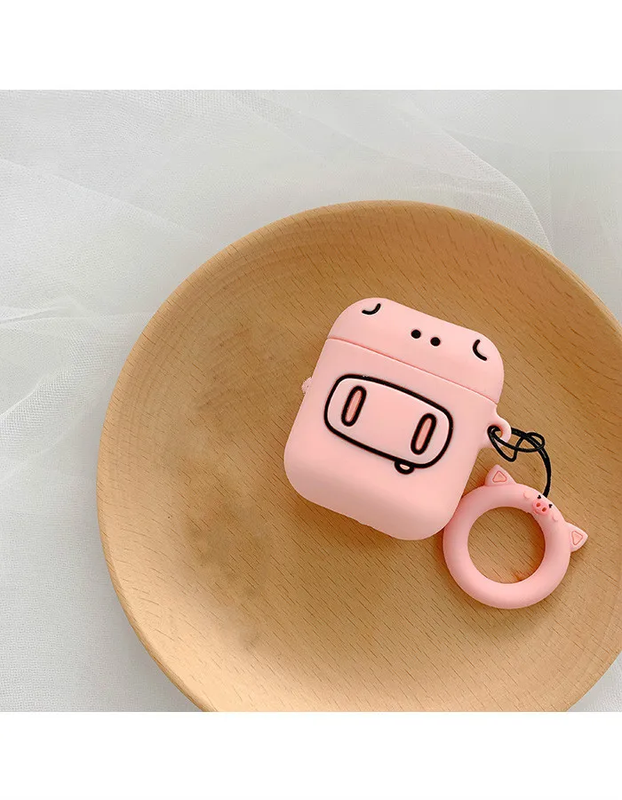 Новинка хит продаж милый мультяшный чехол для наушников Airpods Apple защитный лягушка