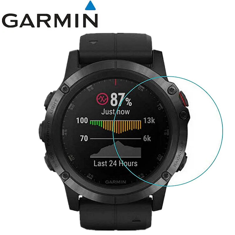 

2 Pcs Watch Screen protector Guard Cover Shield Film for Garmin fenix 5X PLUS HD anti-scratch electrostatic PET Protective Film