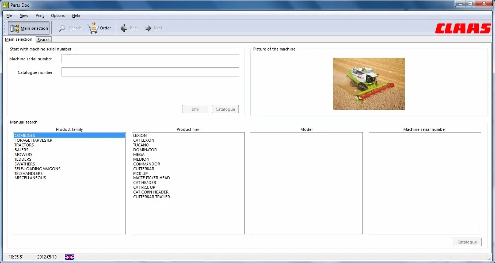 Запчасти для сельскохозяйственных машин Claas V2.2 обновление каталога 667 [02 2021]|claas