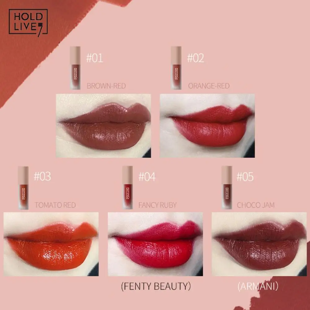 Liquid Matte Lip Gloss Long Lasting Waterproof Moisture Moisturizing Crystal Lip Gloss Silky  Lip Makeup Cosmetic