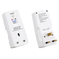 13a 2400w home leakage protection conversion plug uk plug socket outlet action current 30ma