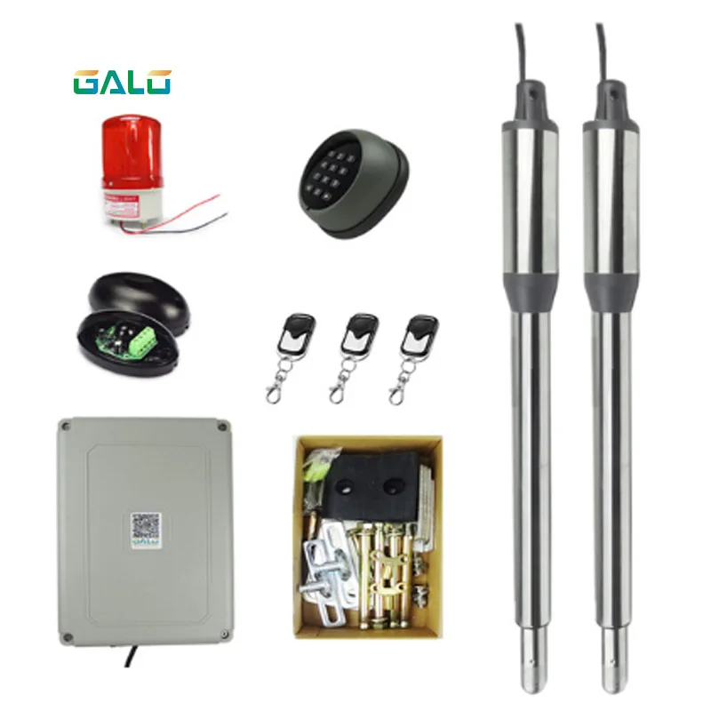 GALO AC220V/AC110V привод распашных ворот для домашних ворот smart contrl автоматический Открыватель ворот полный комплект опционально