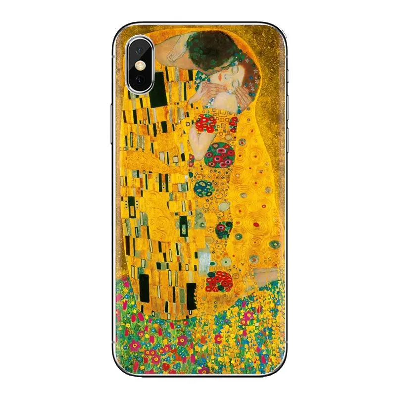 For Huawei Nova 2 3 2i 3i Y6 Y7 Y9 Prime Pro GR3 GR5 2017 2018 2019 Y5II Y6II Mobile Phone Cover Kiss by Gustav Klimt gold tears |