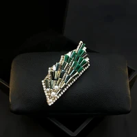 original handmade brooch high end womens suit accessories all match sweater brooch pin pearl rhinestone jewelry banquet brooch