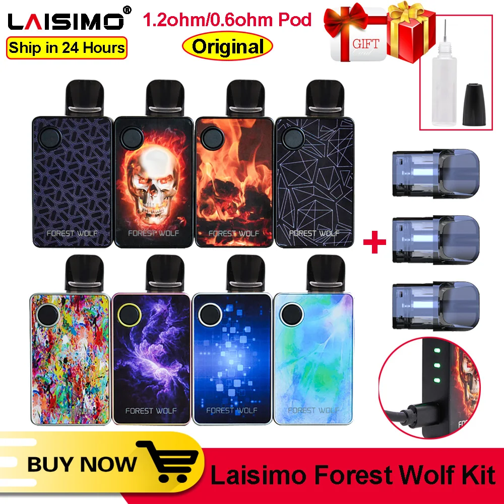 Набор для вейпа Laisimo Forest Wolf 1000 мАч 2 мл Ом и | Электроника