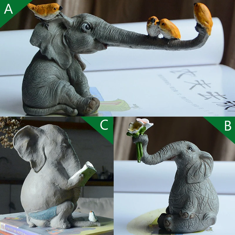 Коллекция счастливая дневная сказочная садовая Смола Животные украшения