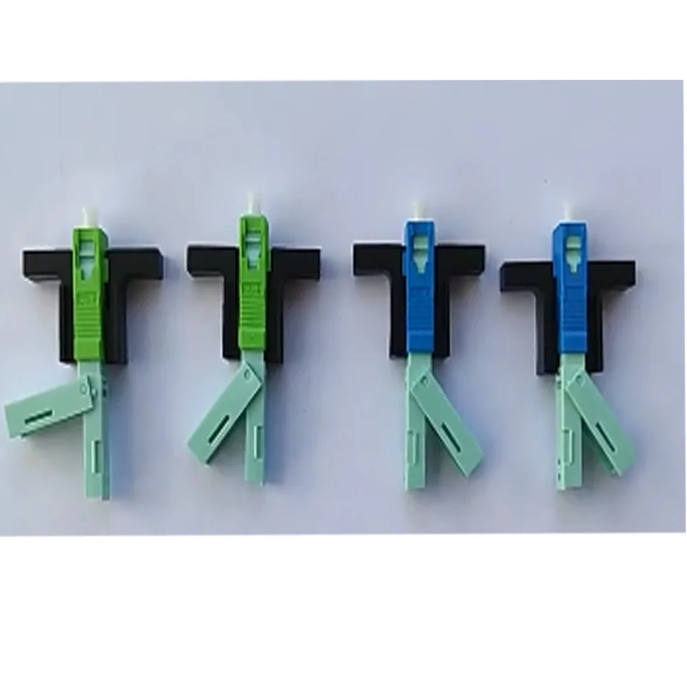 Embedded-SC APC Fiber Optic Quick Connector Optical 53MM Connector FTTH Single-Mode Fiber Optic Fast Connector Field Assembly