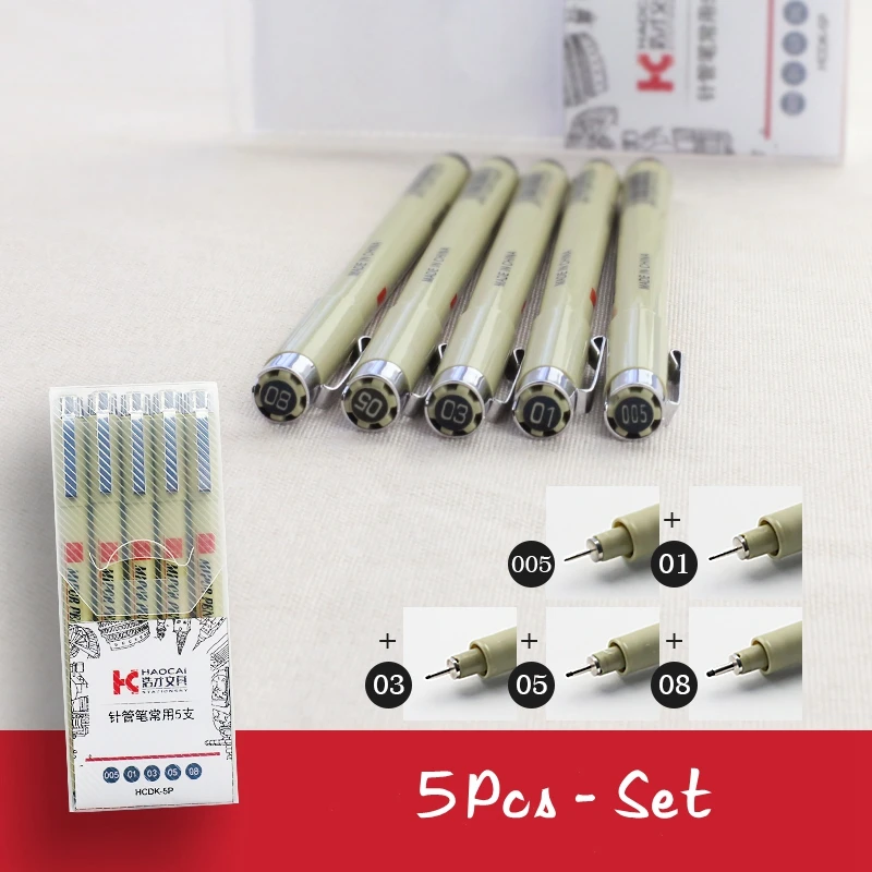 Kissbuty пигментные маркеры для рисования 0.05-0.8 мм