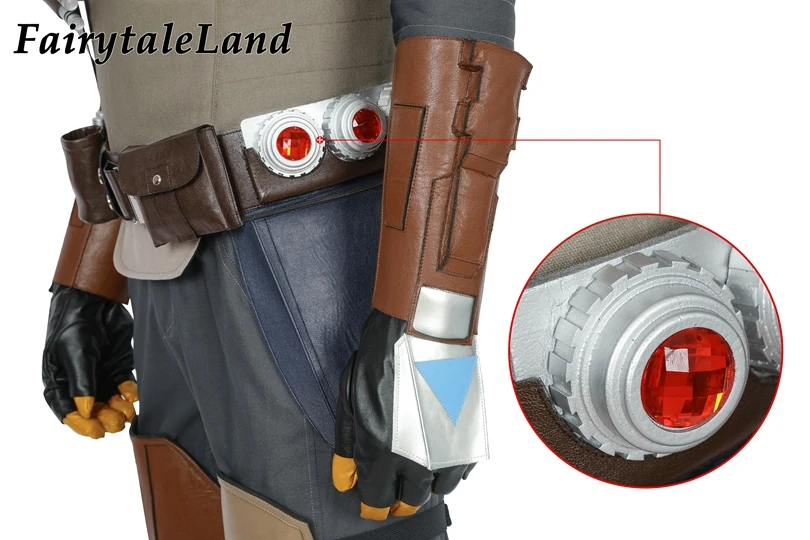 Реквизит для косплея Мандалора пулевой ремень с кобурой металлическая пряжка