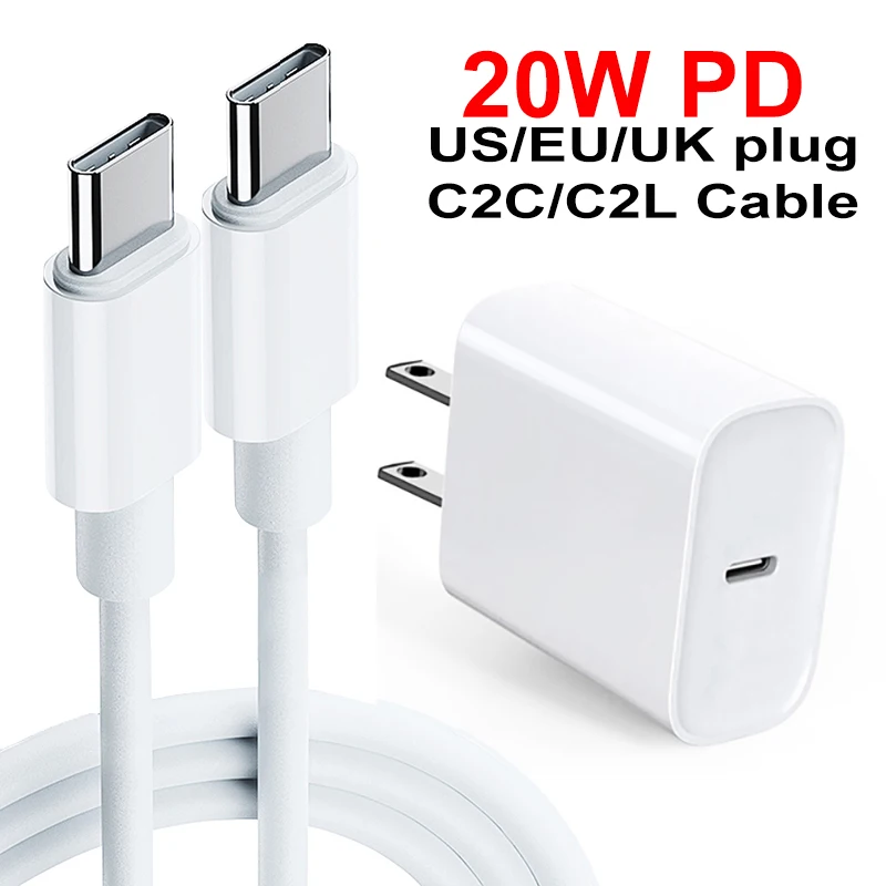 Зарядное устройство мобильный телефон сетевое зарядное с разъемом USB Type-C Android Apple