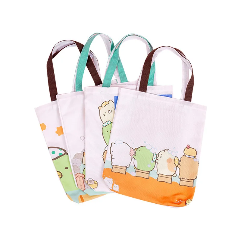 Новая аниме Sumikko Gurashi уголок био холст сумка для хранения женщин мультфильм милый