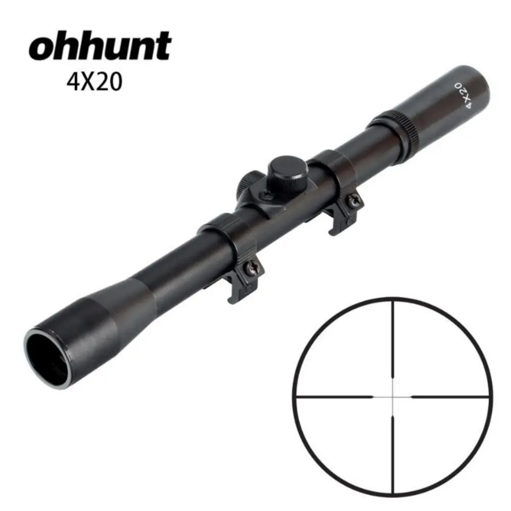 Ohhunt 4X20 охотничьи прицелы для стрельбы тонкой дуплекс оптический тактический