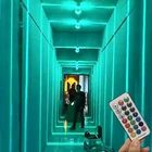 RGB-лампа Светодиодная настенная с подсветкой для окон, 360 градусов