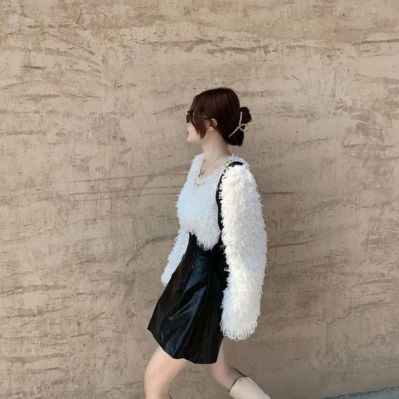 

Women Tassels Sweatshirts Female Long Sleeve Pullovers Autumn Winter Casual Loose Outwear Sweatshirts Hoodies