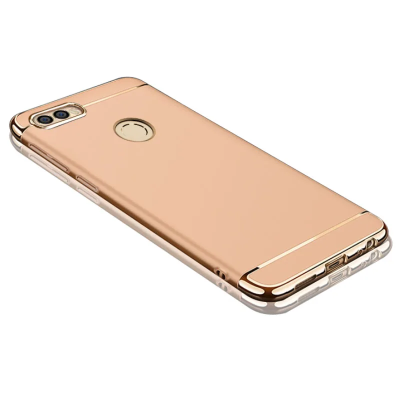gold SemgCeKen противоударный защитный жесткий чехол для huawei honor 9 lite honor 9 роскошный защитный чехол для мобильного телефона - Цвет: gold