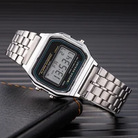 Спортивные часы мужские цифровые светодиодные роскошные модные квадратные часы из сплава электронные женские часы детские часы мужские дл...