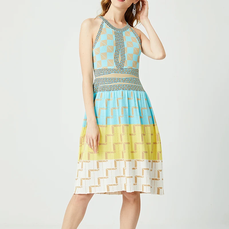 Шикарное трикотажное платье для весны и лета 2020 праздничная пикантная Женская