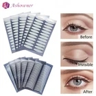 Невидимая двойная лента для век ASHOWNER, самоклеящаяся тонкая широкая прозрачная и водонепроницаемая волоконная тонкая широкая лента