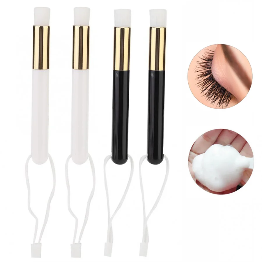 2 шт./4 шт. щетка для очистки ресниц шампуня мягкие щеточки наращивания накладных