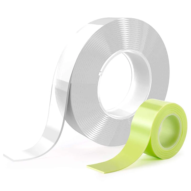 

New Home Small Item Fixed Double Sided Tape Reusable Glue Gadget Adhesive gekko tape Double-Sided Strong Acrylic Nano Tape