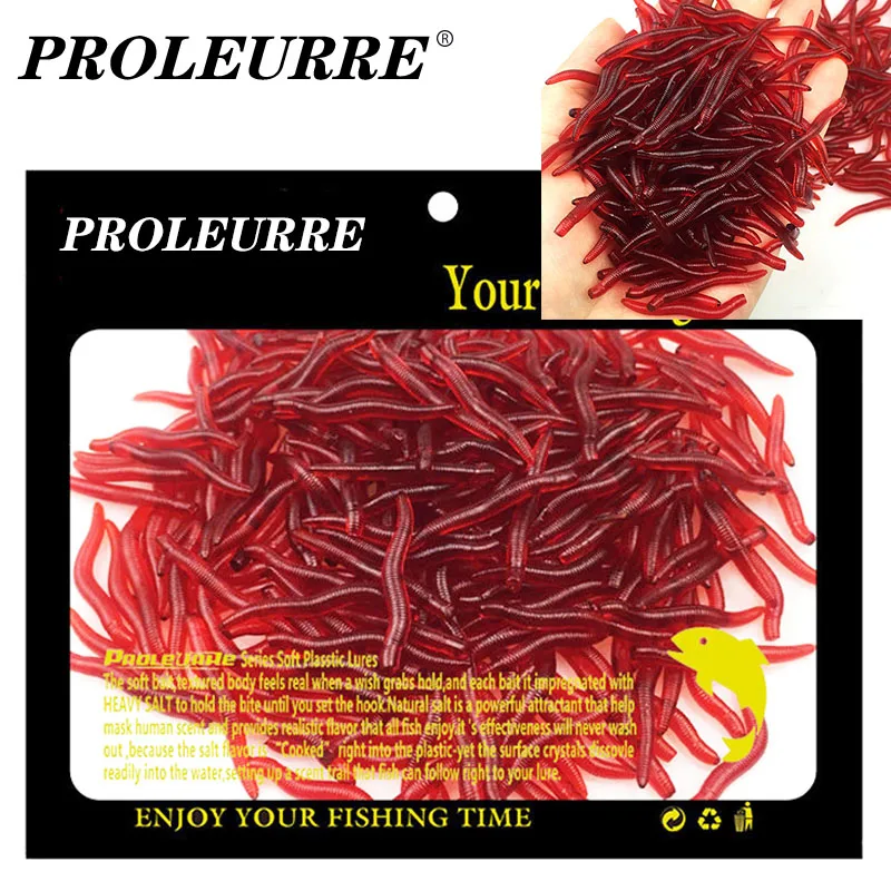 100 шт./лот искусственные черви для ловли карпа мягкая рыболовная приманка 3 5 см