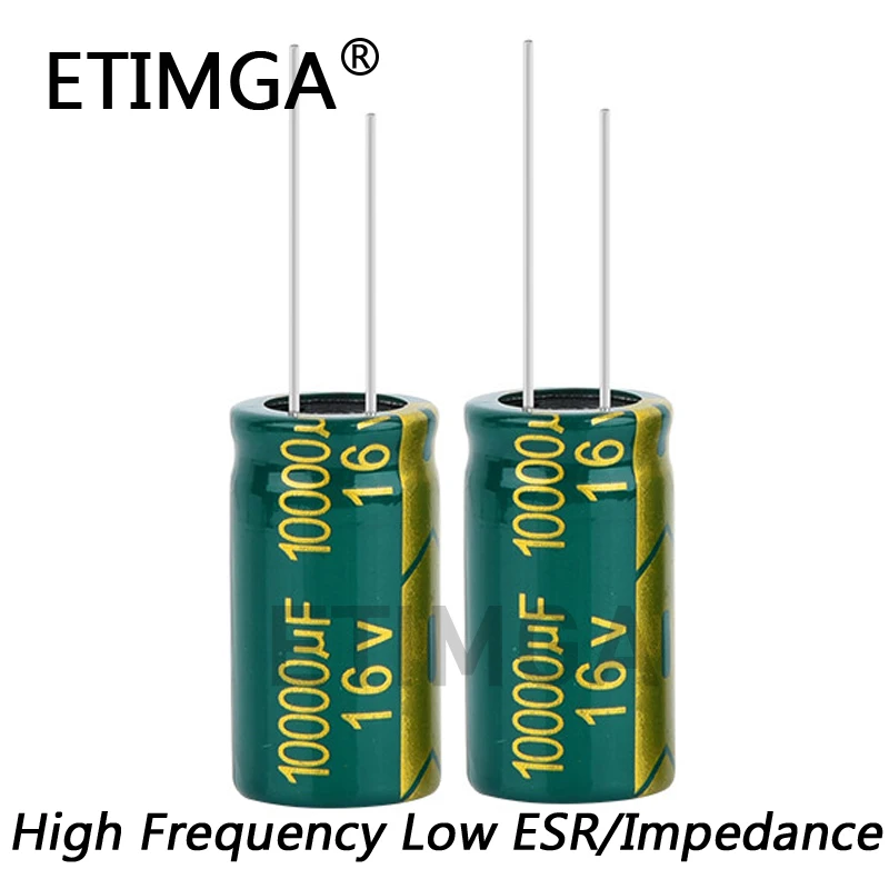 6 шт./лот 10000uf16V низкий ESR/сопротивление высокочастотный алюминиевый
