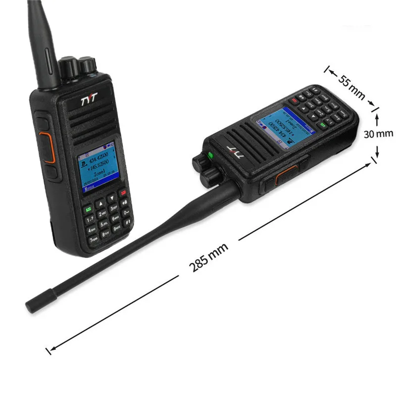 TYT MD UV380 DMR цифровая рация VHF UHF Двухдиапазонная GPS ЖК дисплей Ham радио 1000 каналов