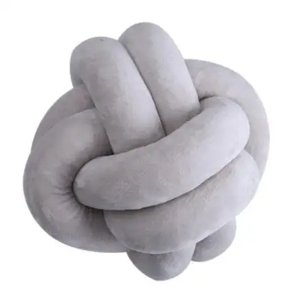 Knot ball diam 22cm Детская кроватка с гнездом, портативная хлопковая колыбель, съемная и моющаяся спальная кроватка для новорожденных, защитная подушка - Цвет: Knot ball diam 22cm