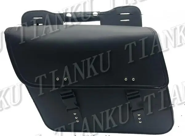 Универсальная сумка-седло из искусственной кожи с левой стороны для Yamaha VStar 400 650