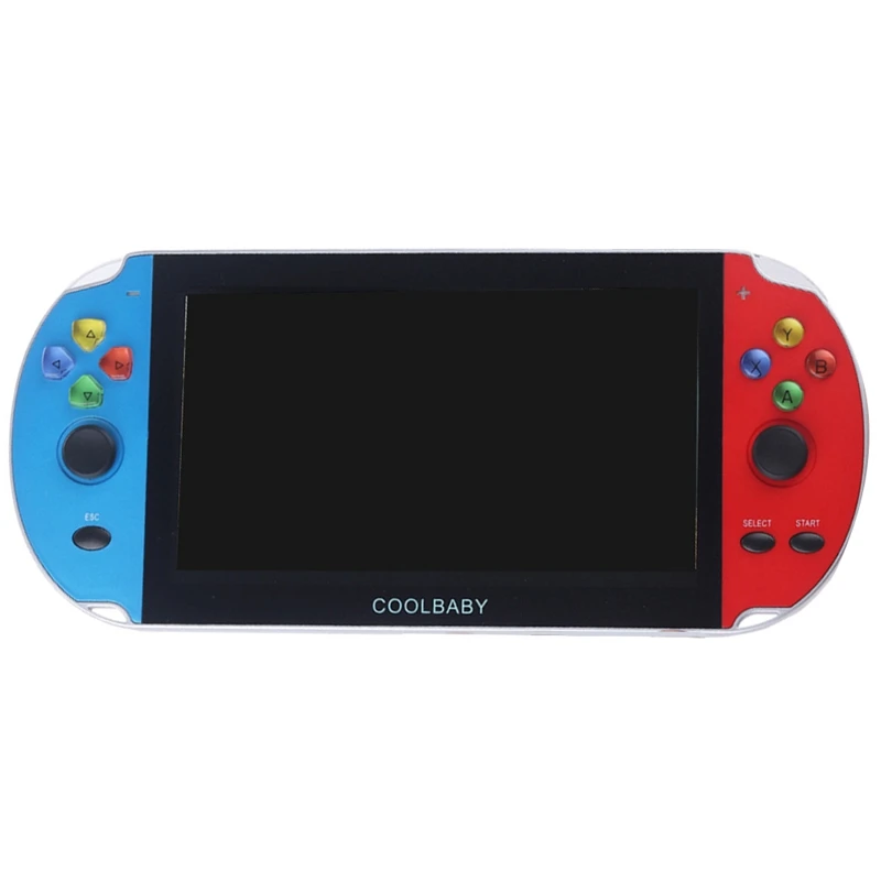 

Coolbaby RS-09 Portable 7 Inch Handheld Game Built-in 3000 Classic Game Can Take Pictures Video Reading Retro Game Console