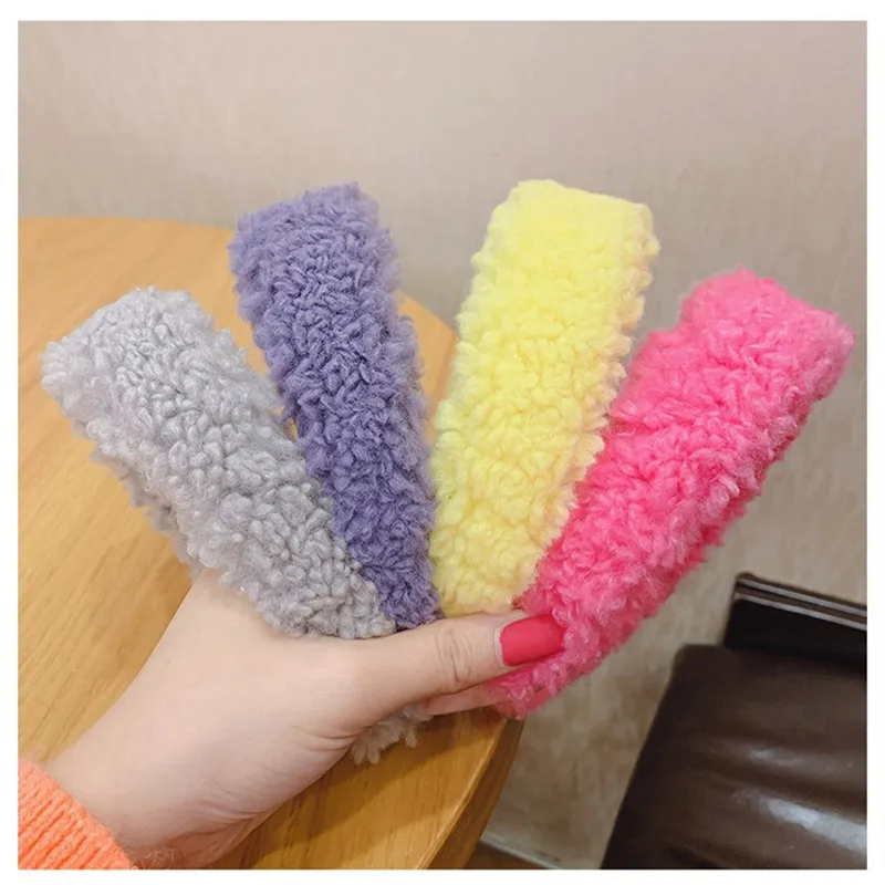 

Ободок из овечьей шерсти с широким покрытием Осень-зима