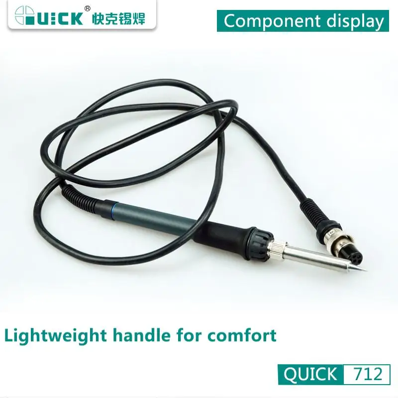 QUICK 712 цифровая 2 в 1 сварочная станция для распайки 861DW тепловая пушка + паяльник 203H