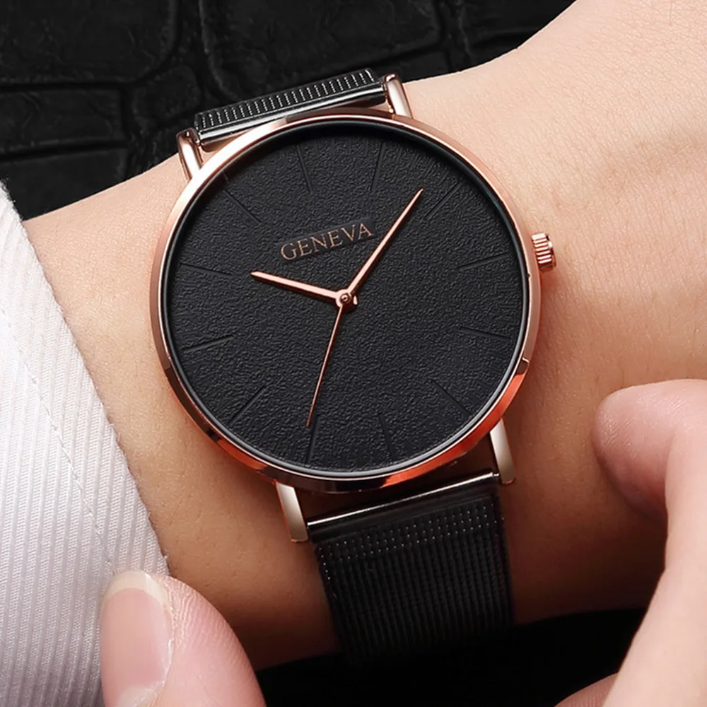 Женские часы 2019 модные женские для женщин из розового золота простой браслет Montre