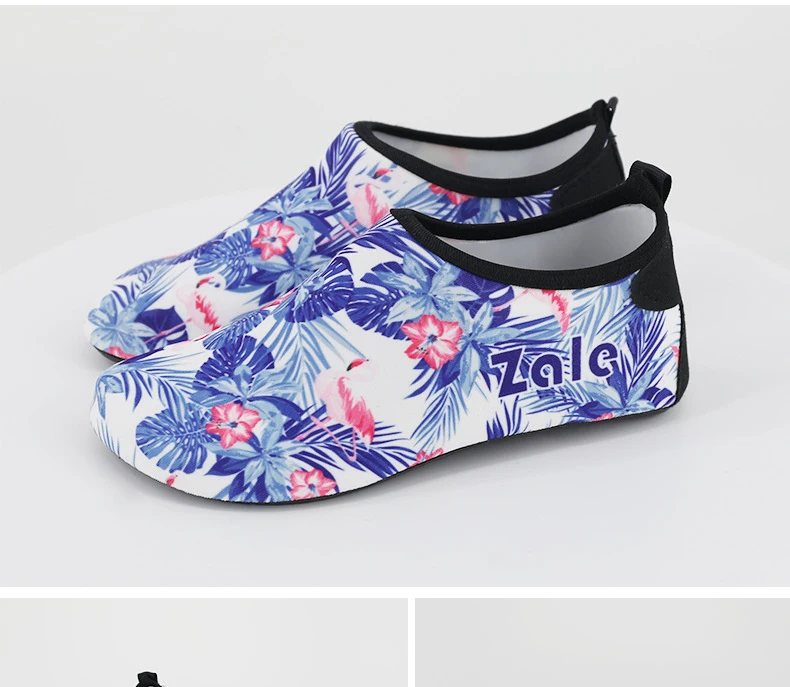 Sapatos de Água Crianças Descalço Rápido-seco Aqua Yoga Meias Meninos Meninas Flamingo Mergulho Natação Sapatos Praia Chinelos 11 Sapatos de natação