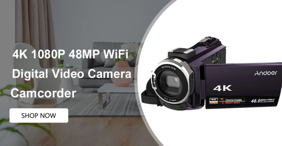 Andoer HDV-201LM 1080P FHD Цифровая видеокамера DV рекордер 24MP 16X цифровой зум 3,0 дюймовый ЖК-экран