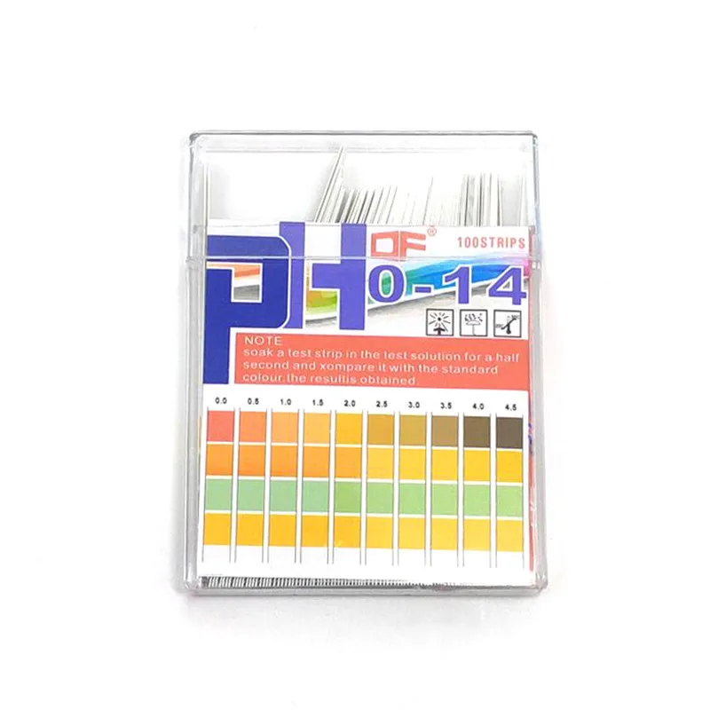 100pcs PH Test Strips Laboratory Household PH Test Strip Indicator PH0-14 Test Paper For Water Saliva Urine Testing Measuring
