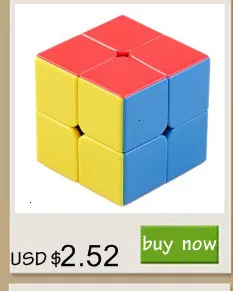 ShengShou 50 мм Divine драгоценность 2x2x2 магический куб 2 на 2 магический куб Striae цвет соревнования кубики Развивающие игрушки для детей Cubo
