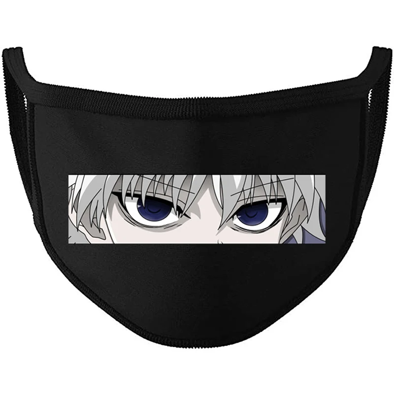 

Hunter X Hunter Mouth Face Mask Fashion Anime Fabric Dustproof Respirator Mouth Muffle Reusable Mascarillas Bandana