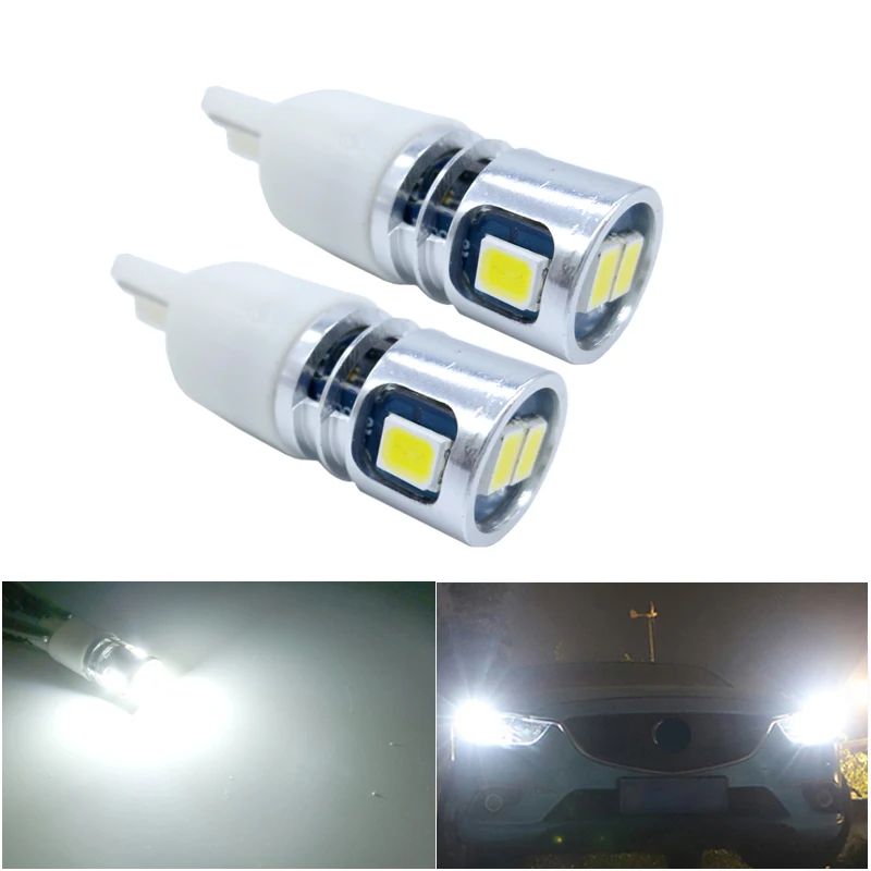 

2x CANBUS T10 W5W LED Car Light 194 168 2835 Chip Interior Light Lamp Map Dome Bulb Exterior License Plate Light White 12V 24V