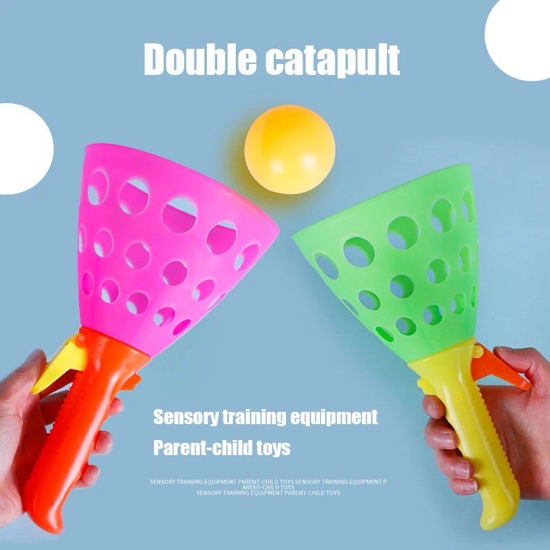 

Children's Double Throwing And Catching Toy Large Indoor And Outdoor Parent-child Interactive Battle Game Children's Party Toy