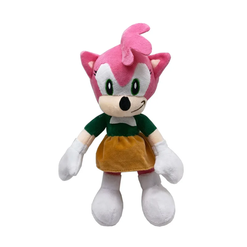 

28cm Sonic Plush Doll Toys Black Blue Yellow Sonic Plush Soft Stuffed Plush Toy Hot Game Doll For Children Christmas Gifts