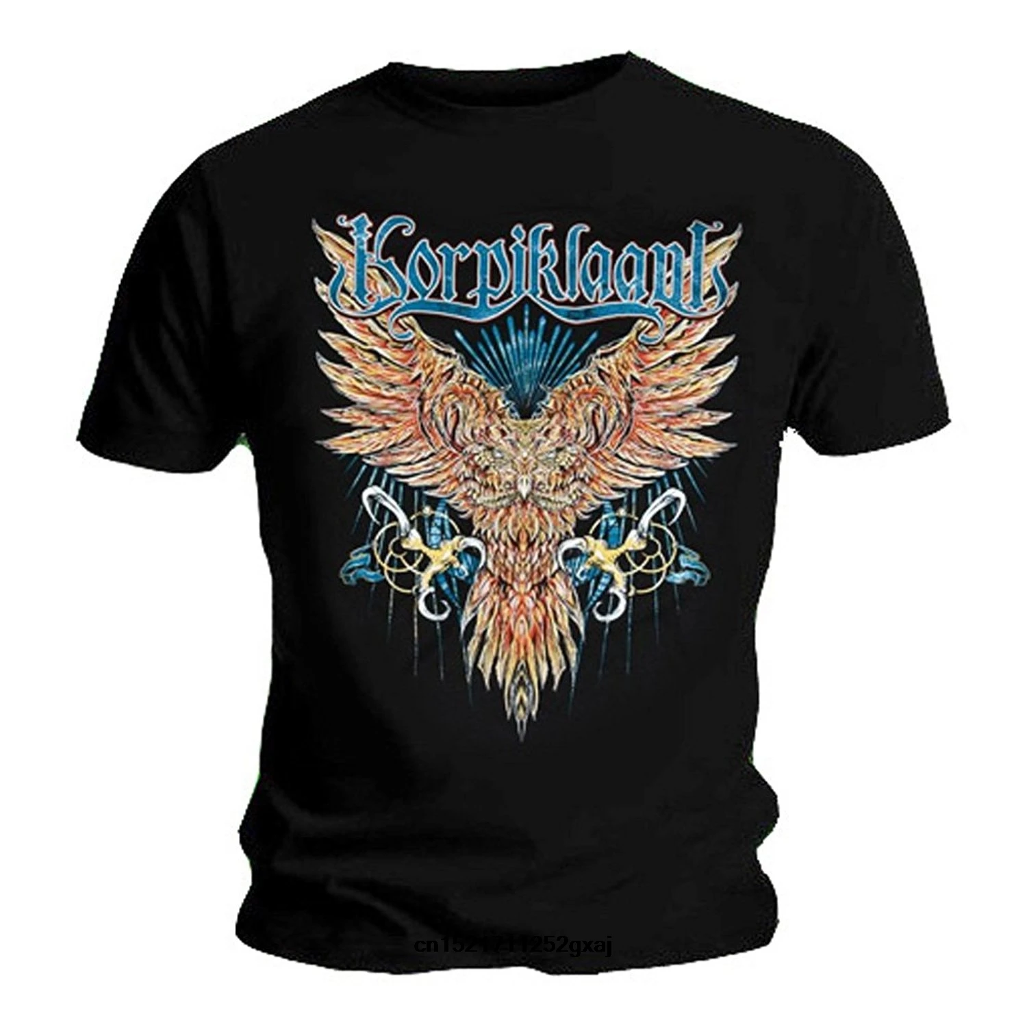 Мужская футболка корпиклаани шаман народная металлическая Сова Логотип