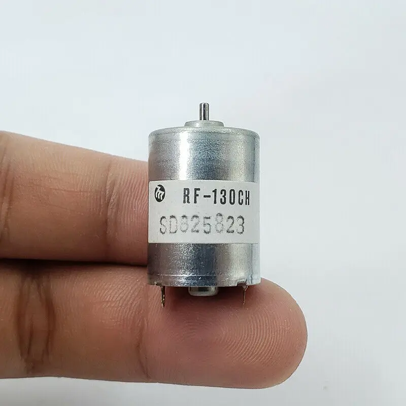

MABUCHI RF-130CH-12250 130 DC Motor 3V 3.7V 5V 6V 8100RPM Mini 17mm Mute Electric Toy Motor