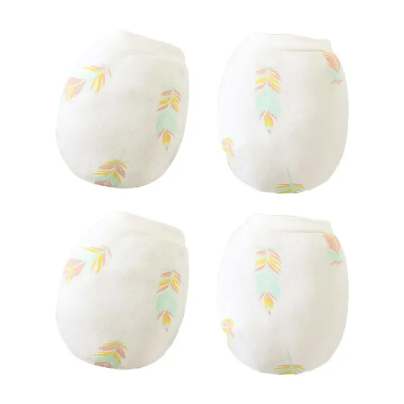 

2 Pairs Baby Soft Cotton Cartoon Pattern Anti Scratching Gloves Newborn Protection Face Scratch Mittens Infant Handguard