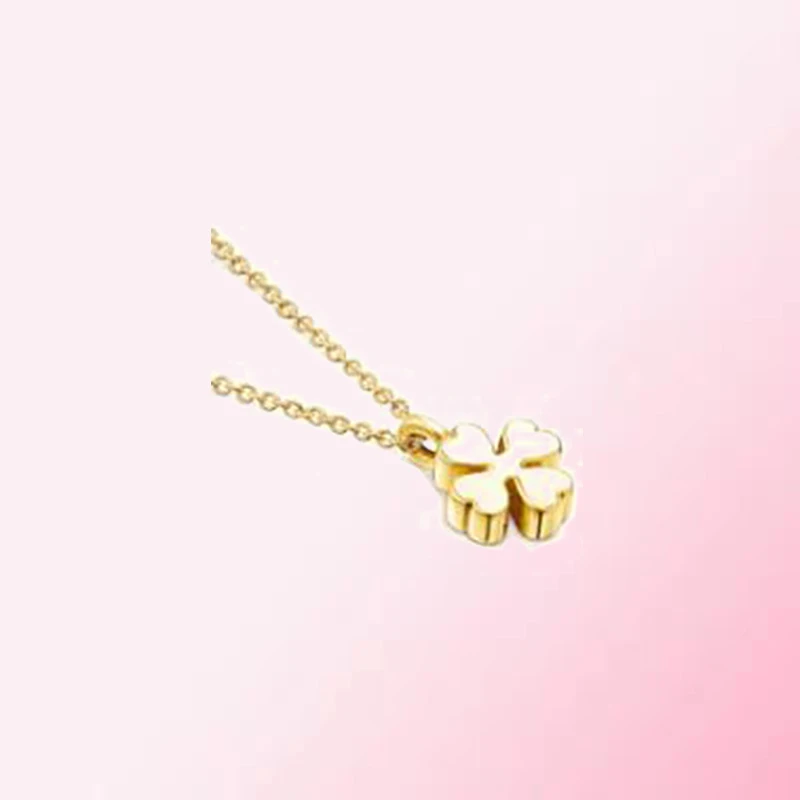 

925 Sterling Silver 1:1 Customized Golden Flower Fashion Personality Necklace