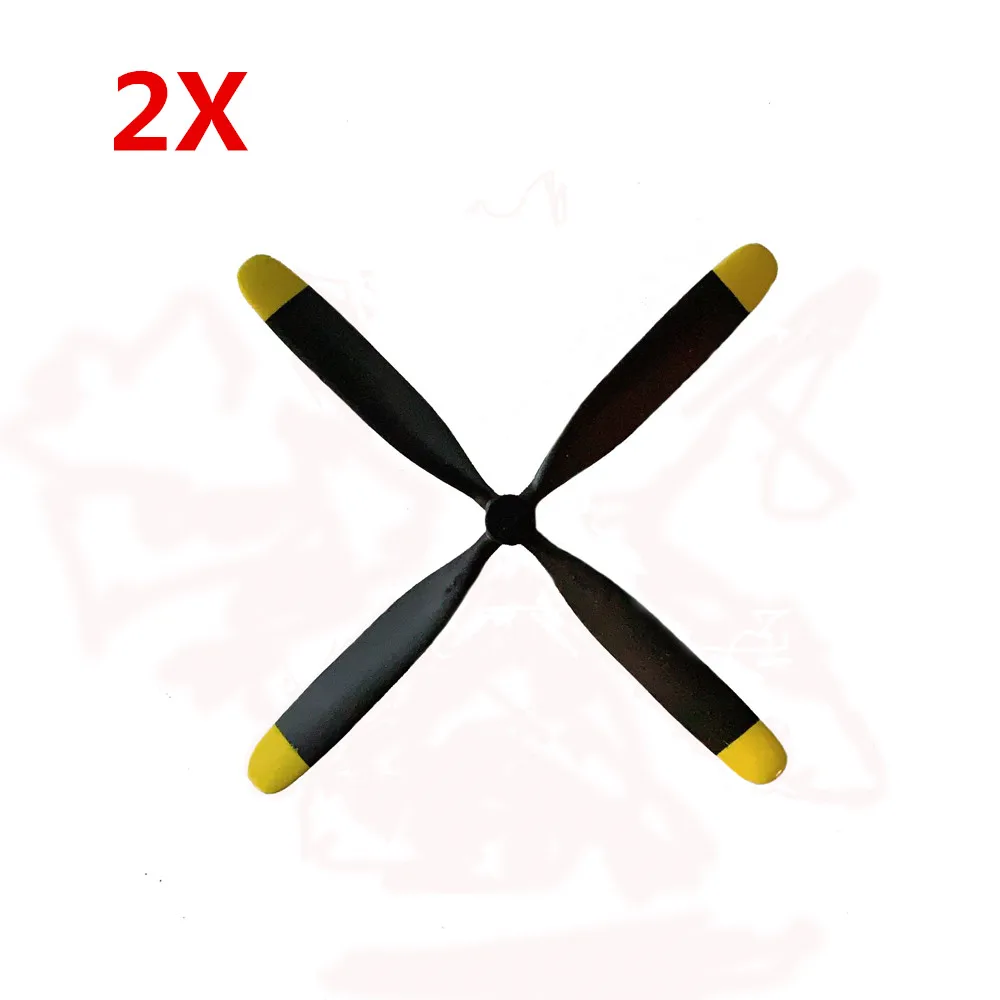 

2PCS Volantex RC 768-1 Mustang P-51D Warbird RC Aiprlane Spare Part 4-Blade 3.0mm Propeller