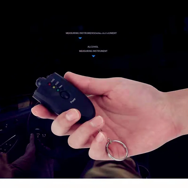 Цифровой алкотестер профессиональный цифровой светодиодный