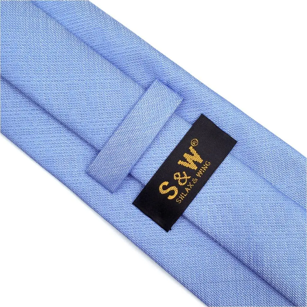 Светильник синий твердый шелк мужские галстуки Свадебный кармашек квадратный