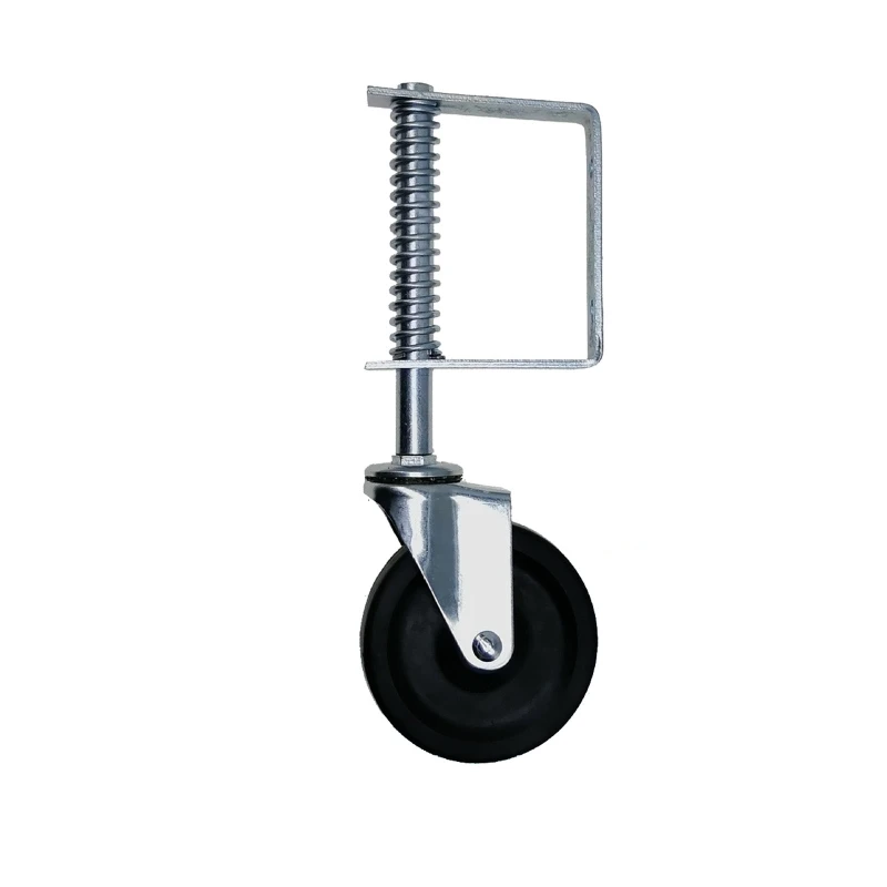 

4/5 Inch Spring-loaded Casters Universal Wheel Gate Iron Fences Spring Wheels